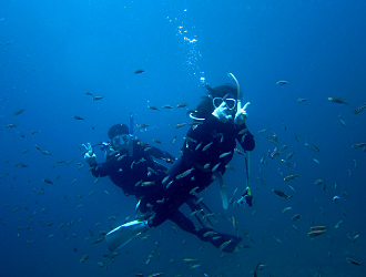 Takeno scuba diving Sea of japan